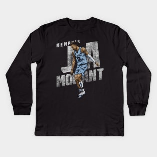 Ja Morant Memphis Griddy Kids Long Sleeve T-Shirt